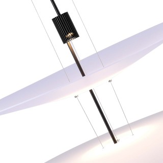 SL6101.403.01 Люстра подвесная ST-Luce Черный/Белый LED 1*10W 3000K Isola-foto3