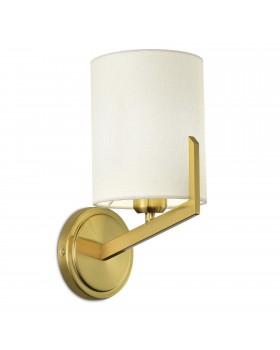 SLE3010-301-01 Светильник настенный Латунь/Белый E27 1*60W LINTON-foto2