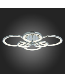 SLE200312-06 Светильник потолочный Хром/Белый LED 1*168W 3000-6000K LETO-foto8