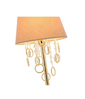 SL1138.204.01 Прикроватная лампа Французское золото/Бежевый, Прозрачный E14 1*40W MEDDO-foto3