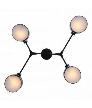 SLE183402-04 Люстра потолочная Черный/Черный E14 4*60W GIMENTO-foto10
