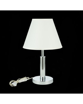 SLE111304-01 Прикроватная лампа Хром/Белый E14 1*40W MONZA-foto4