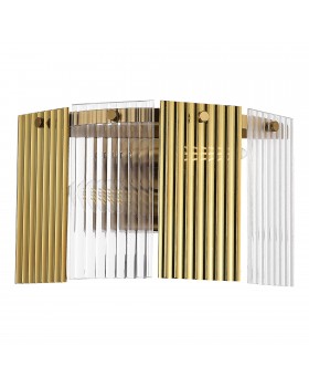 SLE1123-301-02 Светильник настенный Латунь/Золотистый, Прозрачный E14 2*40W TRESA-foto2