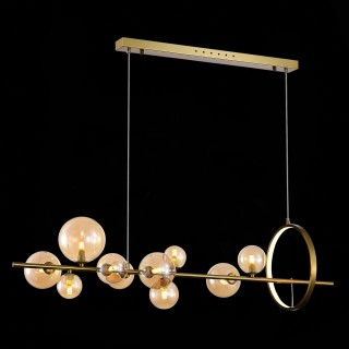 SL1165.323.15 Светильник подвесной ST-Luce Бронза/Коньячный G4 10+1*5W 4000K NECTON-foto4