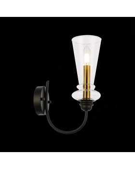 SLE112401-01 Светильник настенный Черный/Прозрачный E14 1*40W RAMMO-foto7