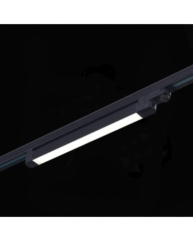 ST663.446.20 Св-к трек. Черный LED 1*20W 4000K 1 600Lm Ra>90 120° IP20 L535xW33xH73 165-265V Трехфазная трековая система-foto5