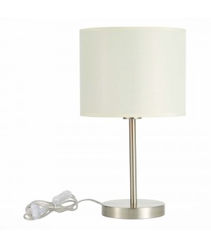 SLE300554-01 Прикроватная лампа Никель/Золотистый, Светло-бежевый E27 1*40W BRESCIA-foto2