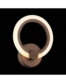 SLE500571-01 Бра Кофейный/Белый LED 1*14W 3000K/4000K/6000K CERINA-foto4