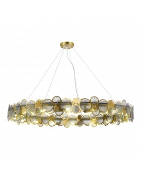 SL6133.313.16 Светильник подвесной ST-Luce Латунь/Дымчатый G9 16*5W 4000K SWATCH