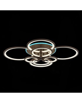 SLE200372-08RGB Светильник потолочный Кофейный/Белый LED 1*256W RGB 15W 3000-6000K LETO-foto7