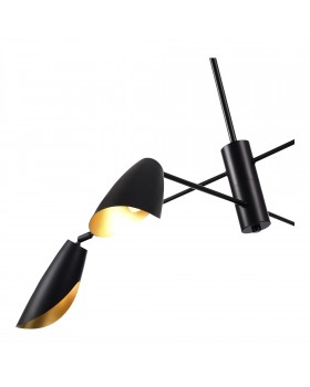 SLE1254-403-04 Светильник подвесной Черный/Черный E14 4*60W ALTON-foto3