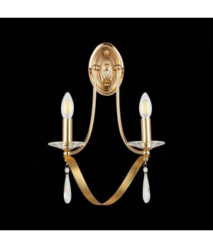 SLE120211-02 Светильник настенный Французское золото E14 2*40W FILATTA-foto4