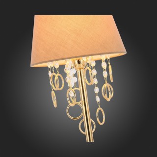 SL1138.204.01 Прикроватная лампа Французское золото/Бежевый, Прозрачный E14 1*40W MEDDO-foto9