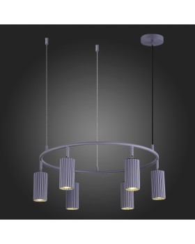 SL1213.703.06 Светильник подвесной ST-Luce Серый/Серый GU10 6*5W 4000K KENDO-foto6