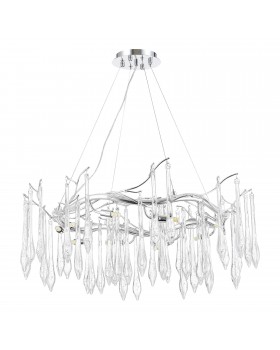 SL1660.103.10 Светильник подвесной ST-Luce Хром/Хром, Прозрачный G9 10*5W 4000K TEARDROPS-foto2