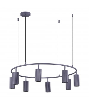 SL1213.703.08 Светильник подвесной ST-Luce Серый/Серый GU10 8*5W 4000K KENDO-foto2