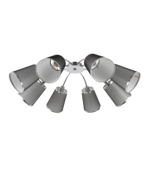 SLE103002-08 Люстра потолочная Хром/Черный E14 8*40W MALEONTE-foto2