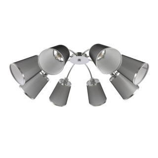 SLE103002-08 Люстра потолочная Хром/Черный E14 8*40W MALEONTE-foto2