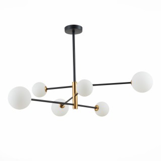 SLE220103-06 Светильник подвесной Черный, Бронза/Белый G9 6*5W ARCOLA-foto2