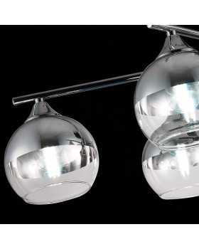 SLE106502-08 Светильник потолочный Черный, Хром/Хром, Прозрачный E27 8*60W GOCIA-foto6