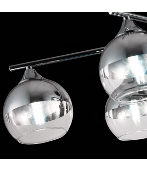 SLE106502-08 Светильник потолочный Черный, Хром/Хром, Прозрачный E27 8*60W GOCIA-foto6