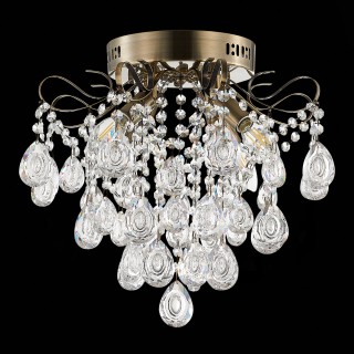 SLE160102-04 Светильник потолочный Бронза/Прозрачный E14 4*60W KAME-foto8