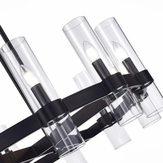 SL1237.403.12 Люстра подвесная ST-Luce Черный/Прозрачный E14 12*15W Isla-foto3