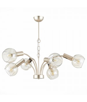 SLE104203-06 Люстра подвесная Шампань/Коньячный E14 6*40W BALCHINO-foto2