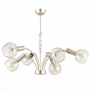 SLE104203-06 Люстра подвесная Шампань/Коньячный E14 6*40W BALCHINO-foto2