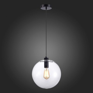 SL1056.423.01 Подвес ST-Luce Черный/Прозрачный E27 1*60W NOOR-foto3