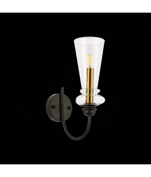 SLE112401-01 Светильник настенный Черный/Прозрачный E14 1*40W RAMMO-foto8