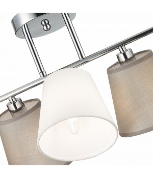 SLE300402-05 Люстра потолочная хром/белый, серый E14 5*40W PRATO-foto3