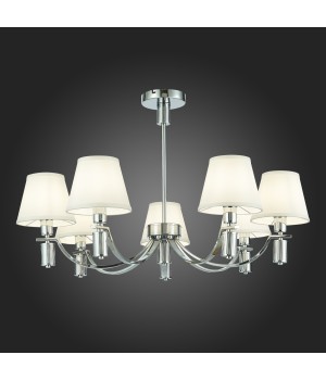 SLE111303-07 Люстра подвесная Хром/Белый E14 7*40W MONZA-foto7