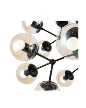 SLE154913-18 Светильник подвесной Черный/Янтарный E14 18*60W LACOTTA-foto3