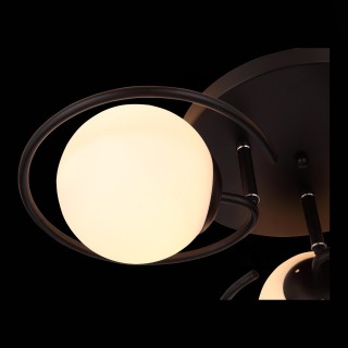 SL418.402.03 Люстра потолочная Черный/Белый E27 3*60W GALIO-foto5