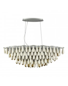SL1517.103.08 Светильник подвесной ST-Luce Серебристый/Белый, Золотистый E14 8*40W Faenza-foto2