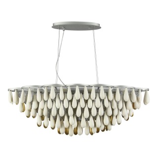 SL1517.103.08 Светильник подвесной ST-Luce Серебристый/Белый, Золотистый E14 8*40W Faenza-foto2