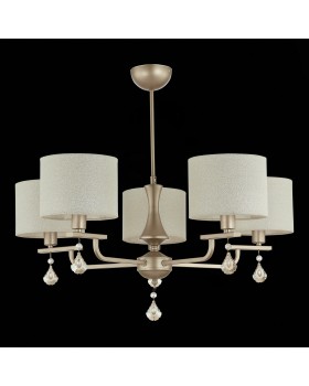 SLE107703-05 Люстра подвесная Шампань/Светло-бежевый E14 5*40W ELIDA-foto8