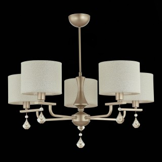 SLE107703-05 Люстра подвесная Шампань/Светло-бежевый E14 5*40W ELIDA-foto8