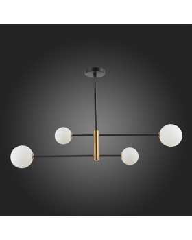 SLE220103-04 Светильник подвесной Черный, Бронза/Белый G9 4*5W ARCOLA-foto8