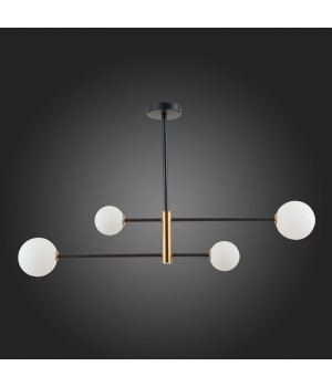 SLE220103-04 Светильник подвесной Черный, Бронза/Белый G9 4*5W ARCOLA-foto8