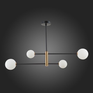 SLE220103-04 Светильник подвесной Черный, Бронза/Белый G9 4*5W ARCOLA-foto8