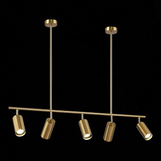 SL1206.303.05 Светильник подвесной ST-Luce Латунь/Латунь GU10 5*5W 4000K SORMANO-foto5