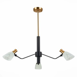 SLE205403-03 Люстра подвесная Черный, Латунь/Белый E14 3*60W LITA-foto2