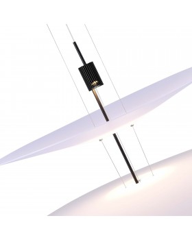 SL6101.423.01 Люстра подвесная ST-Luce Черный/Белый LED 1*15W 3000K Isola-foto3