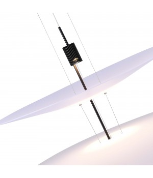 SL6101.423.01 Люстра подвесная ST-Luce Черный/Белый LED 1*15W 3000K Isola-foto3