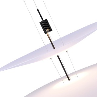 SL6101.423.01 Люстра подвесная ST-Luce Черный/Белый LED 1*15W 3000K Isola-foto3