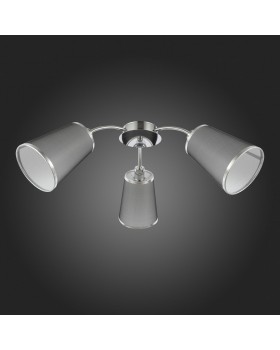 SLE103002-03 Люстра потолочная Хром/Черный E14 3*40W MALEONTE-foto4