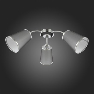 SLE103002-03 Люстра потолочная Хром/Черный E14 3*40W MALEONTE-foto4