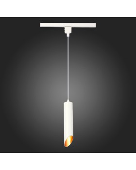 ST152.506.01 Светильник трековый Белый GU10 1*50W IP20 D60xH300 220V Без ламп Однофазная трековая система-foto4